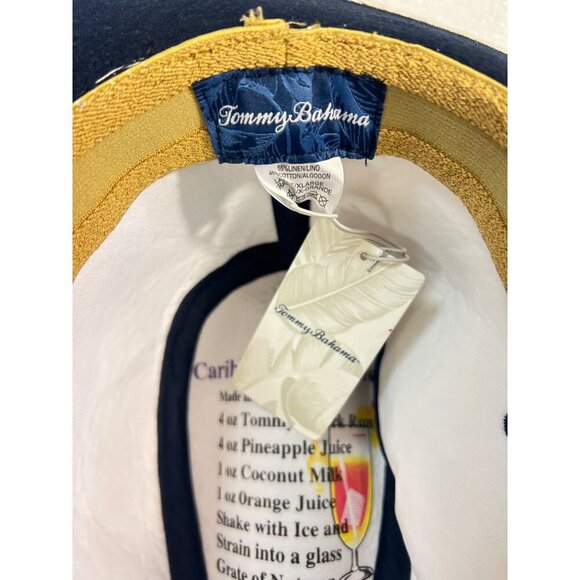 Tommy Bahama NWT Pain Killer Fedora Hat Cool Max - Picture 5 of 7
